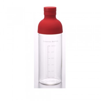 【HARIO】酒瓶紅色調味瓶300 CKB-300-R