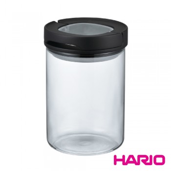 【HARIO】密封保鮮罐M黑色 MCNJ-200-B