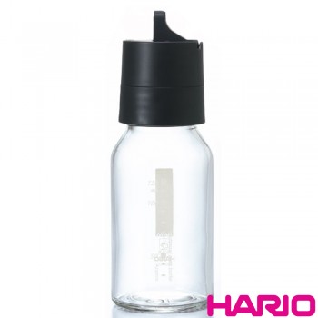 【HARIO】簡約按壓式黑色調味罐120ml ODB-120-B