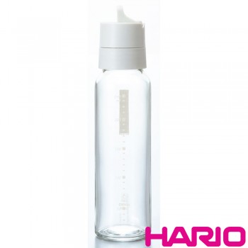 【HARIO】簡約按壓式白色調味罐240ml ODB-240-PGR