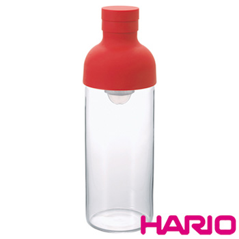 【HARIO】酒瓶紅色冷泡茶壺300ml / FIB-30-R
