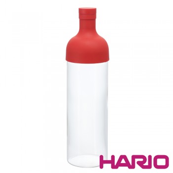 【HARIO】酒瓶紅色冷泡茶壺750ml FIB-75-R