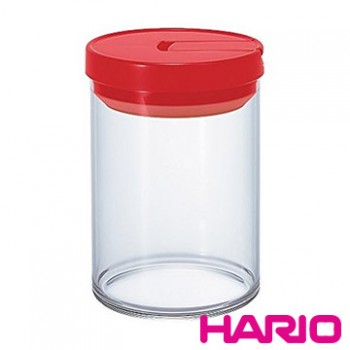 【HARIO】咖啡保鮮罐M紅色 MCN-200R