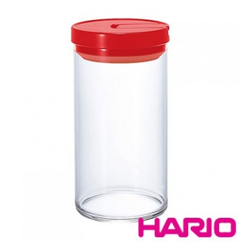 【HARIO】咖啡保鮮罐L紅色 MCN-300R