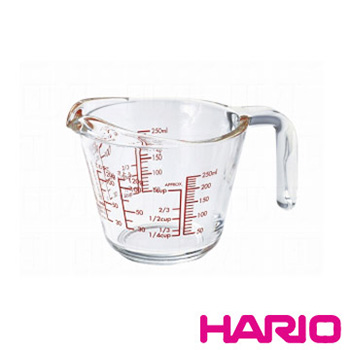 【HARIO】日本玻璃好握量杯 MJP-250
