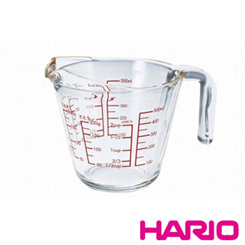 【HARIO】日本玻璃好握量杯 MJP-500