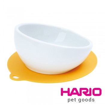 【HARIO】小型犬專用芒果黃磁碗  PTS-CB-MY