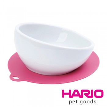 【HARIO】小型犬專用櫻桃粉紅磁碗  PTS-CB-PC