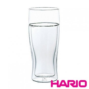 【HARIO】雙層玻璃啤酒杯380ml TBG-380
