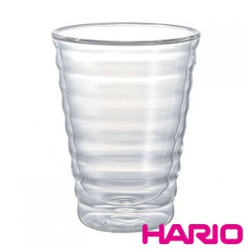 【HARIO】雲朵15號雙層玻璃杯450ml VCG-15