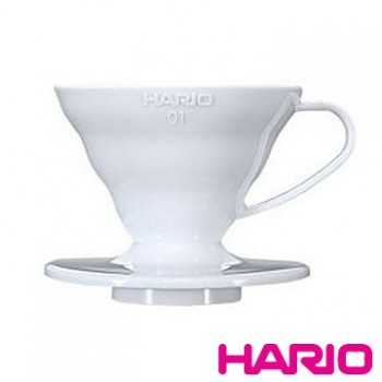 【HARIO】V60白色01樹脂濾杯1~2杯 VD-01W