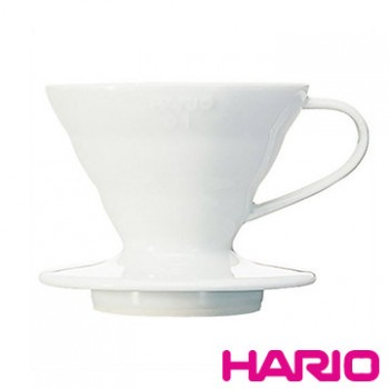 【HARIO】V60白色01磁石濾杯1~2杯 VDC-01W
