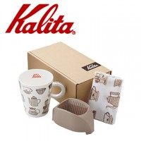 KALITA 咖啡馬克濾杯組合(咖啡棕) #73115