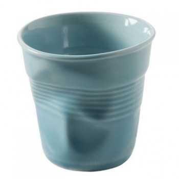 法國 REVOL FRO 藍色 陶瓷皺折杯 80cc