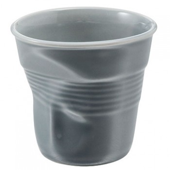 法國 REVOL FRO 灰色 陶瓷皺折杯 80cc